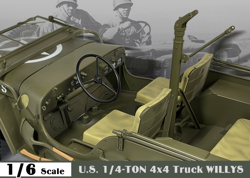 Automobil U.S. 1/4-Ton 4x4 Truck Willys 1/6