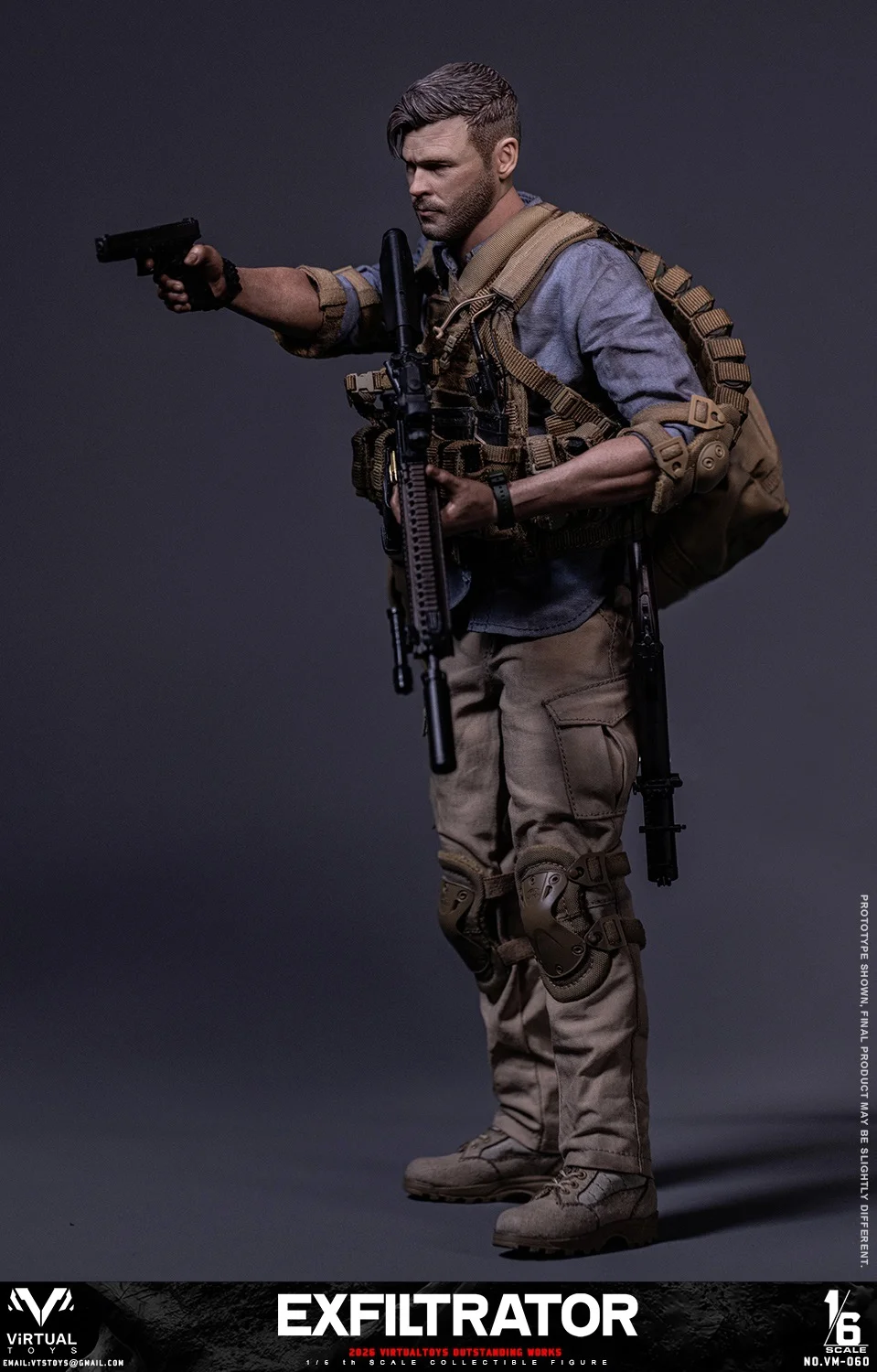 Figurka Tyler Rake (Exfiltrator) - Extraction 1/6 Action Figure