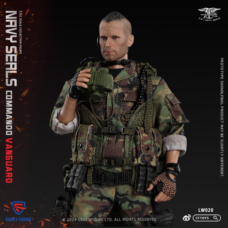Figurka Kelly Lake (Commando Vanguard) - Navy Seals 1/12 Action Figure