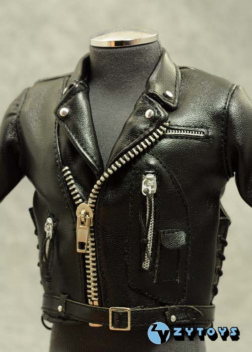 Sada oblečení pro 1/6 figurku Leather Biker Clothes Set