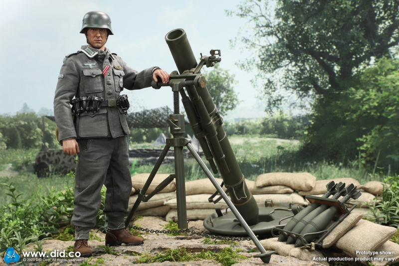 Zbraň pro 1/6 figurky WWII German 12cm Granatwerfer 42 Mortar (Olive Drab)