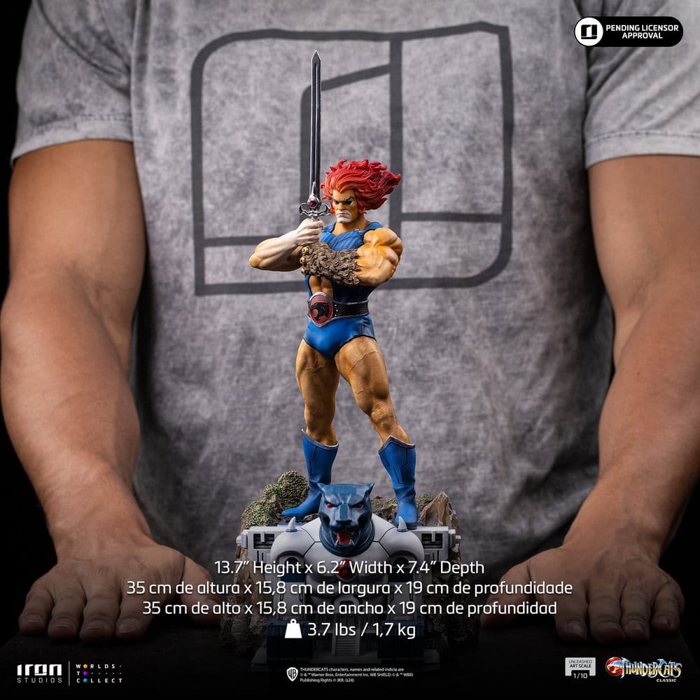 Soška Lion-O Unleashed - ThunderCats Art Scale Statue 1/10