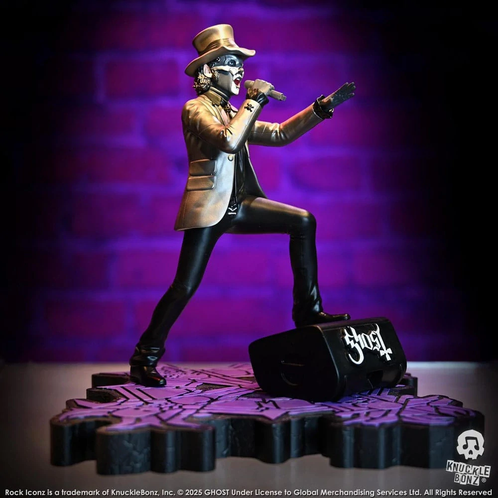 Soška Papa V Perpetua Top Hat - Ghost Rock Iconz Statue