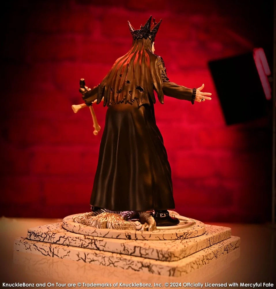 Soška King Diamond III (Black Version) - Mercyful Fate Rock Iconz Statue