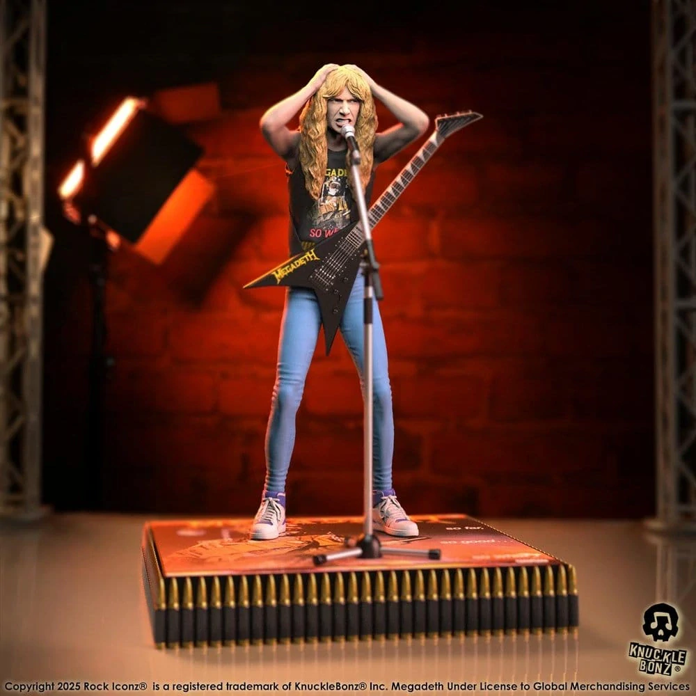 Soška Dave Mustaine II - Megadeth Rock Iconz Statue