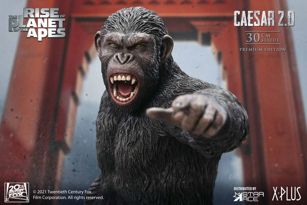 Soška Caesar 2.0 Deluxe Version - Rise of the Planet of the Apes Statue