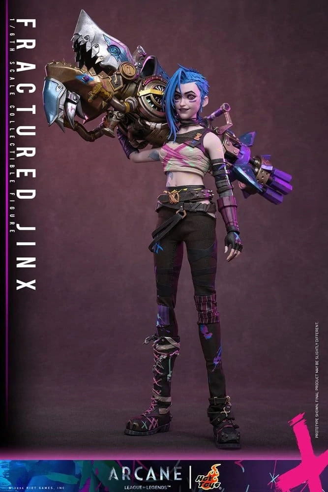 Figurka Fractured Jinx - Arcane: League of Legends 1/6 Action Figure
