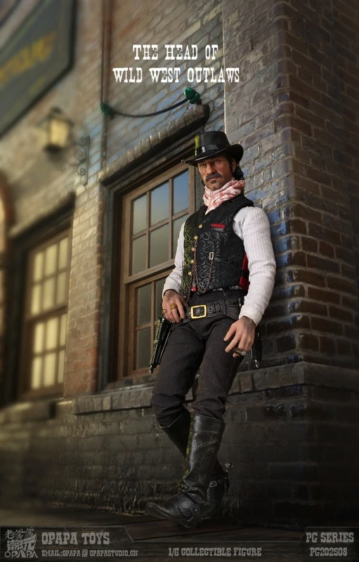 Figurka Dutch Van Der Linde (The Head Wild West Outlaws) - Red Dead Redemption Action Figure 1/6