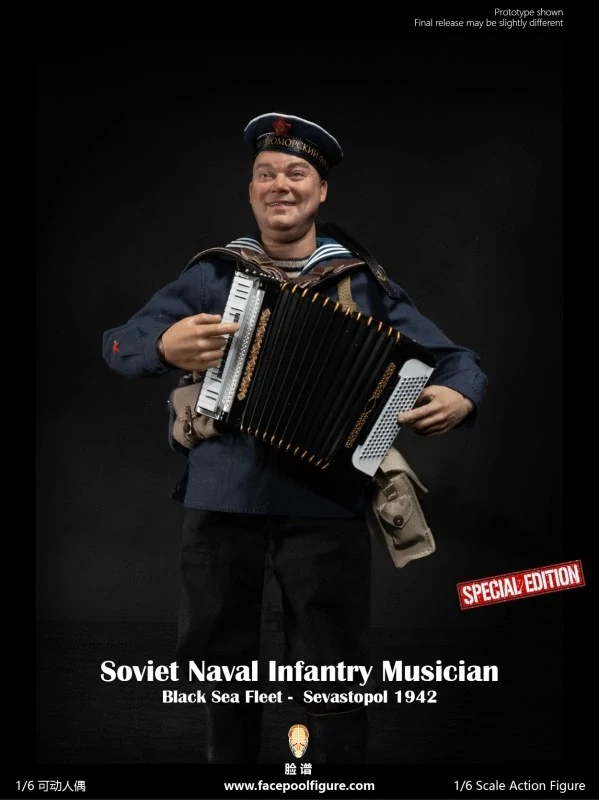 Figurka Soviet Naval Infantry Musician (Special Edition) - Black Sea Fleet Sevastopol 1942 Action Figure 1/6