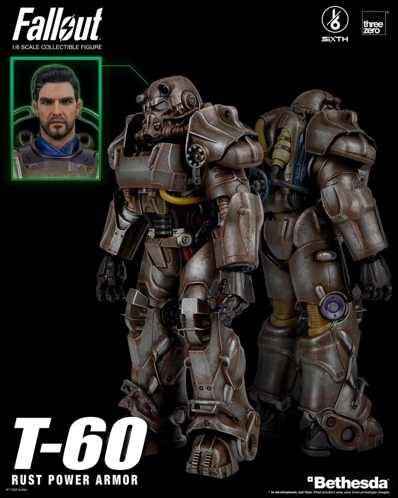 Figurka T-60 Rust Power Armor - Fallout Action Figure 1/6