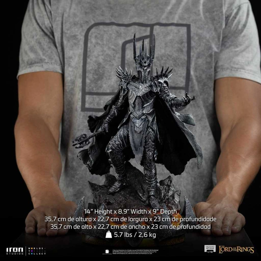 Soška Sauron - Lord of the Rings Sauron Unleashed Art Scale Statue 1/10