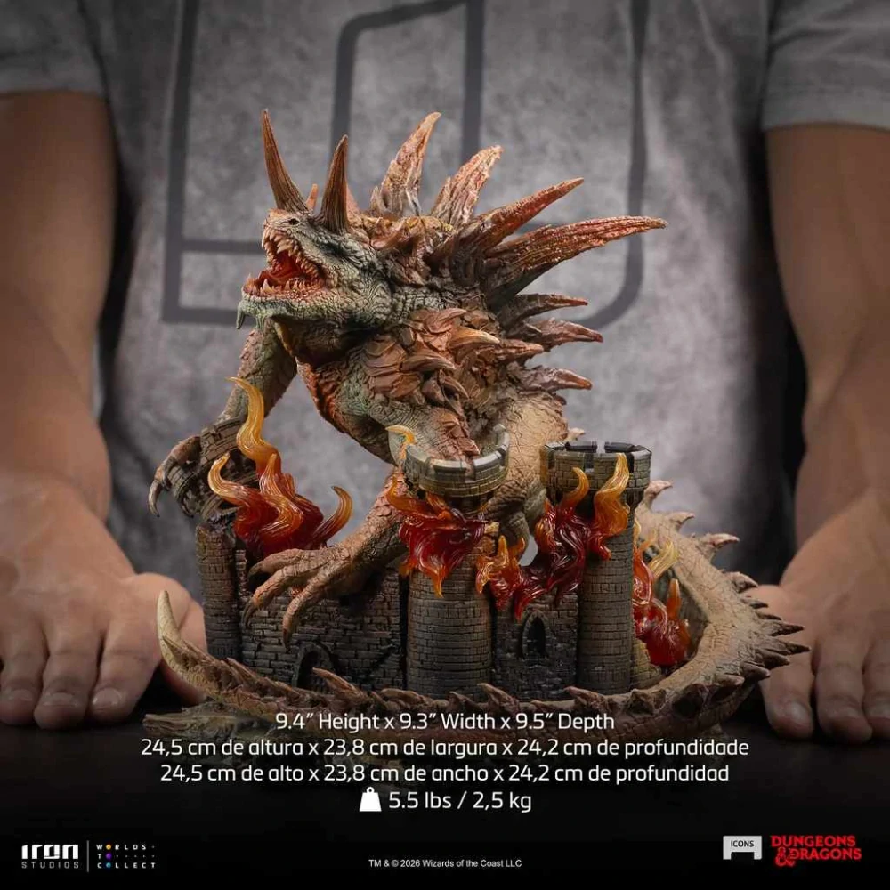 Soška Tarrasque - Dungeons and Dragons Icons Statue