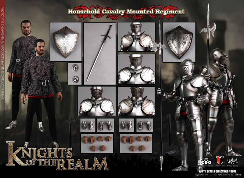Figurky Household Cavalry Mounted Regiment 2-Pack - Knights Of The Realm 1/6 Action Figures