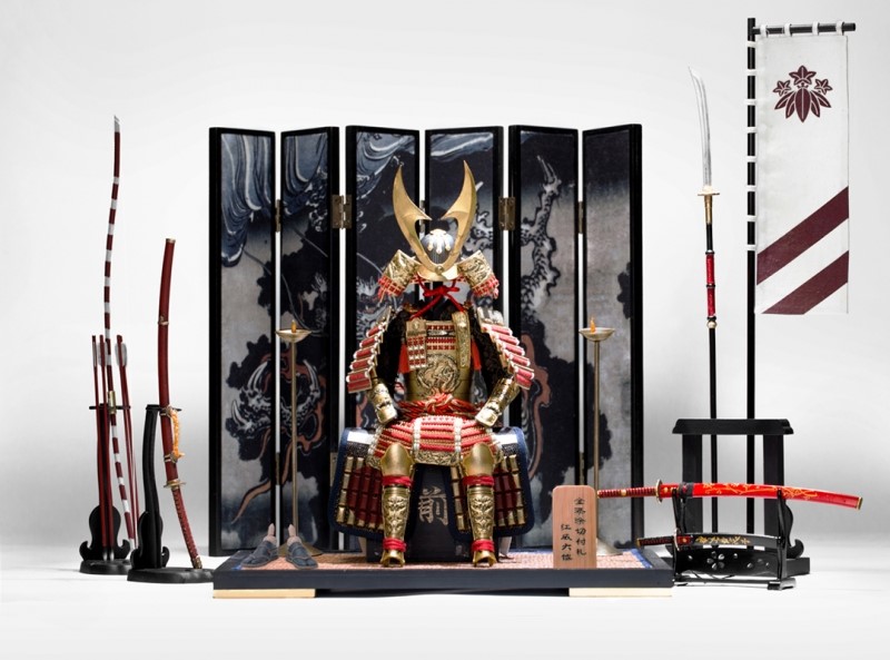 Zbroj Gold Lacquer Grand Armor for 1/6 Action Figure