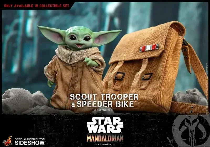 Figurka Scout Trooper & Speeder Bike - Star Wars The Mandalorian Action Figure 1/6