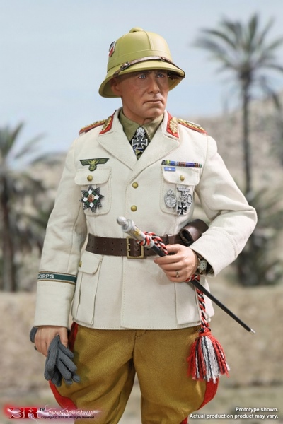 Figurka Erwin Rommel The Desert Fox - General Field Marshal Of German Afrika Korps 1/6 Action Figure