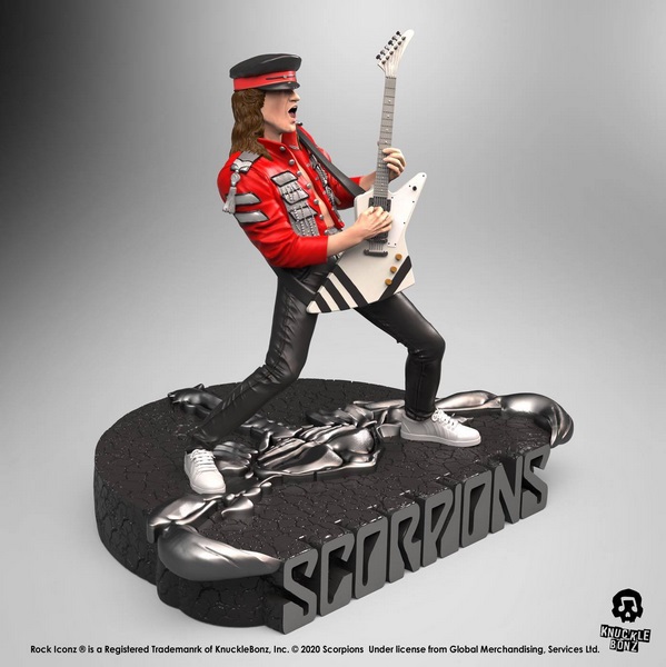 Soška Matthias Jabs Limited Edition - Scorpions Rock Iconz Statue