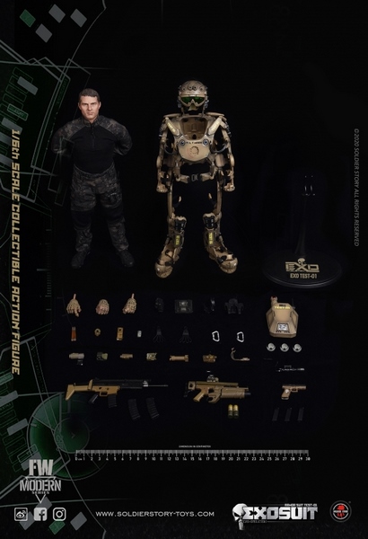 Figurka Exosuit Armor Suit Test-01 1/6 Action Figure