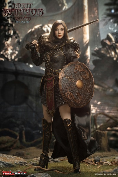 Figurka Night Warrior Women (Black) 1/6 Action Figure