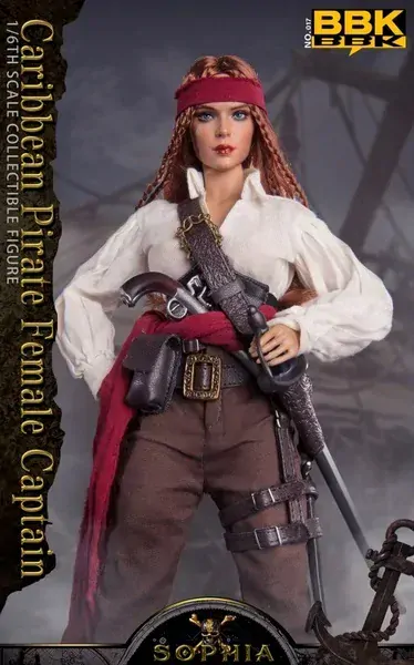 Figurka Caribbean Pirate Female Captain 1/6 Action Figure