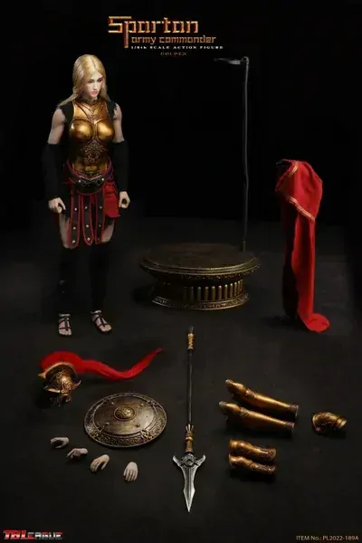 Figurka Spartan Army Commander Golden 1/6 Action Figure