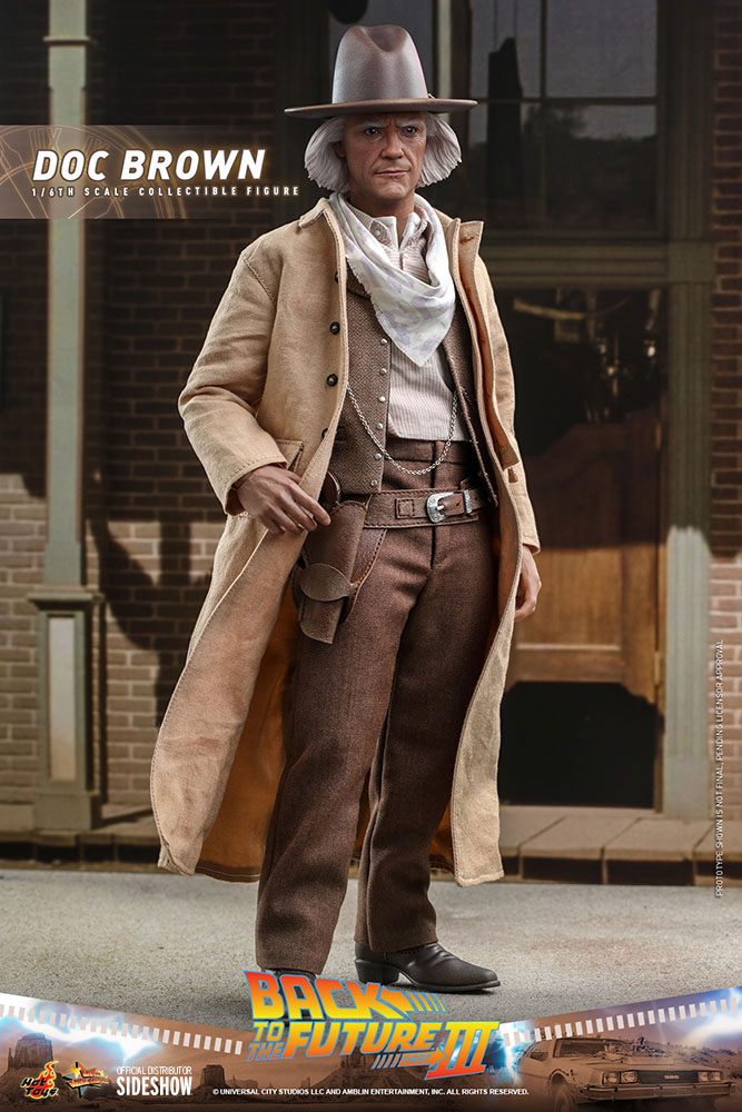 Figurka Doc Brown - Back To The Future III Movie Masterpiece Action Figure 1/6