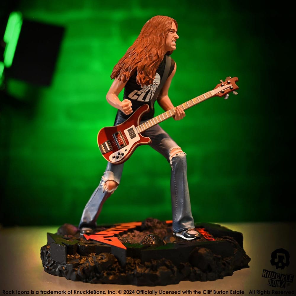 Soška Cliff Burton II Metallica Rock Iconz Statue