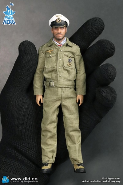 Figurka Lehmann - German U-Boat Commander 1/12 Palm Hero Series