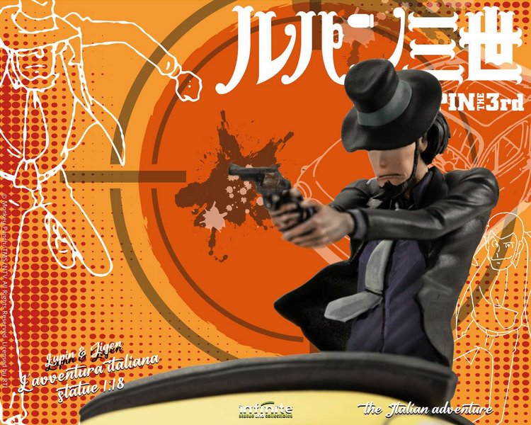 Soška Lupin & Jigen - Lupin the 3rd: The Italian Adventure 1/18 Statue