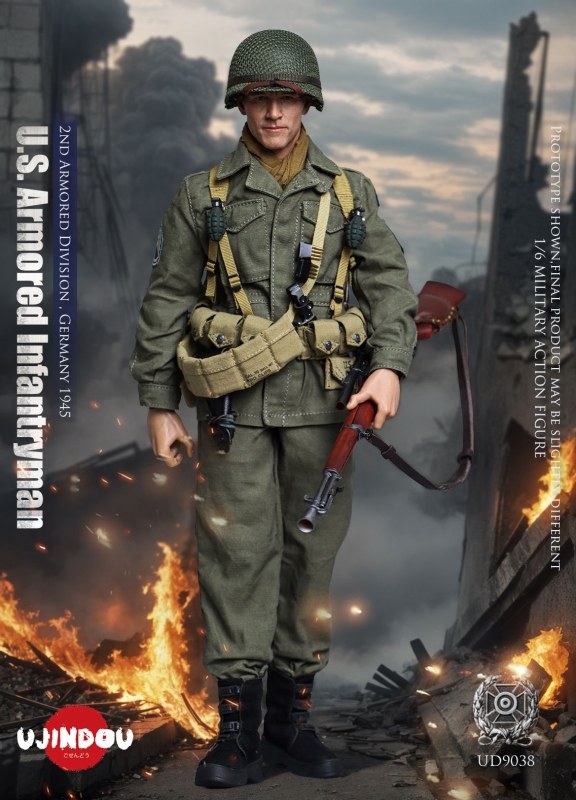 Figurka U.S. Army Armored Infantryman - 2nd Armored Division Germany 1945 1/6 Action Figure