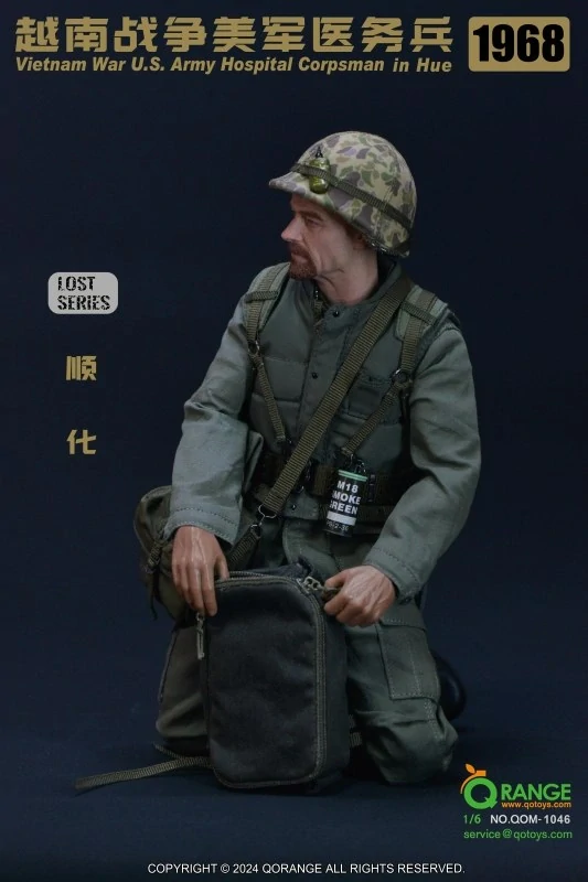 Figurka U.S. Army Hospital Corpsman in Hue 1968 - Vietnam War 1/6 Action Figure