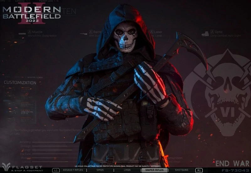 Figurka Ghost Reaper Squad - Call Of Duty Warzone 1/6 Action Figure