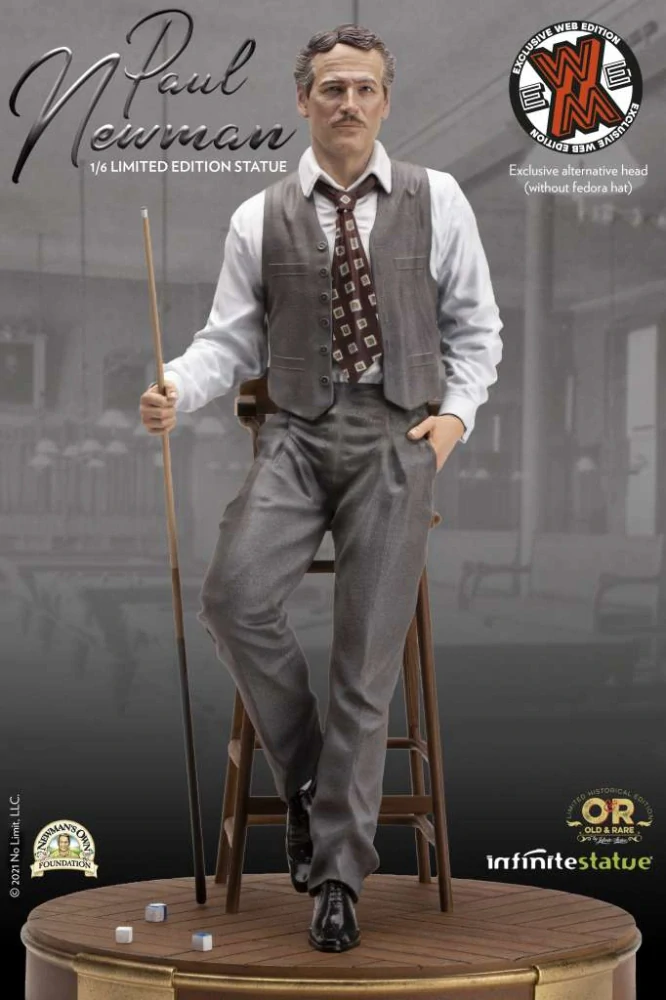 Soška PAUL NEWMAN OLD&RARE 1/6 EXCLUSIVE RESIN STATUE