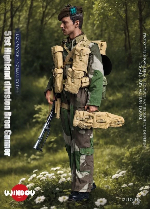 Figurka 51st Highland Division Bren Gunner - Black Watch Normandy 1944 1/6 Action Figure