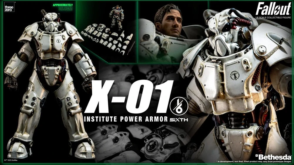 Figurka X-01 Institute Power Armor - Fallout FigZero Action Figure 1/6