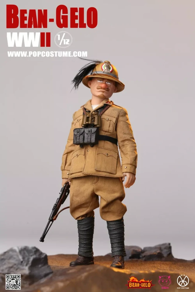 Figurky Desert Fox, Julian, Bruno - WWII Bean Gelo 1/12 Action Figures