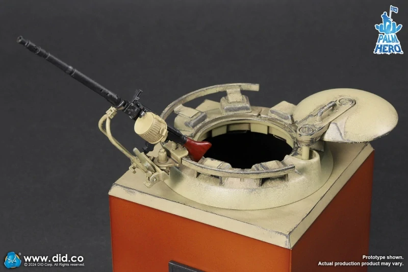 Diorama German Tiger II Tank Diorama (Sand) 1/12 Palm Hero Series