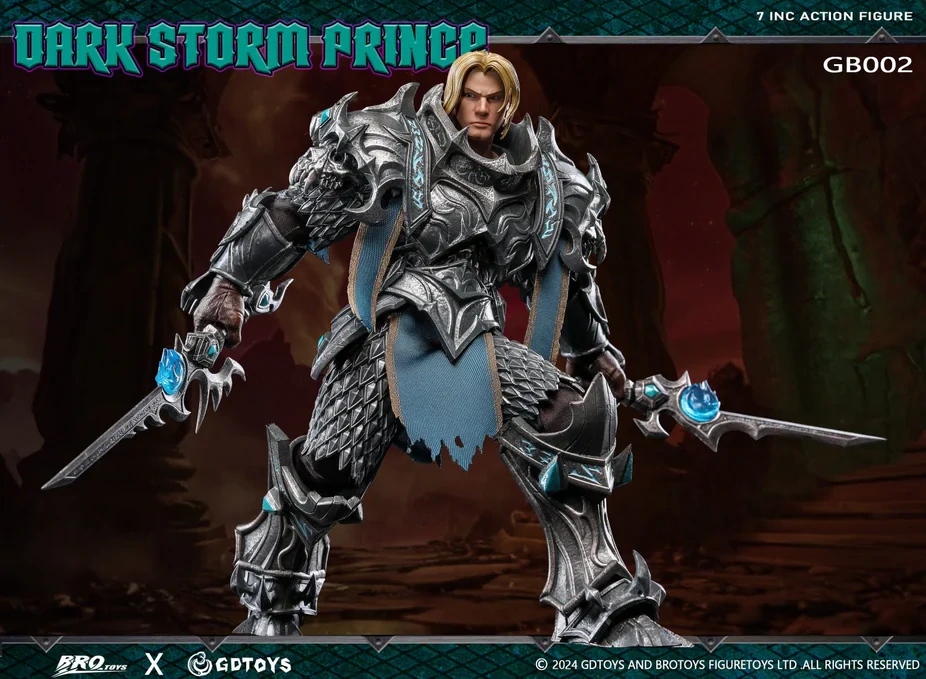 Figurka Anduin Wrynn (Dark Storm Prince) - World Of Warcraft 1/12 Action Figure
