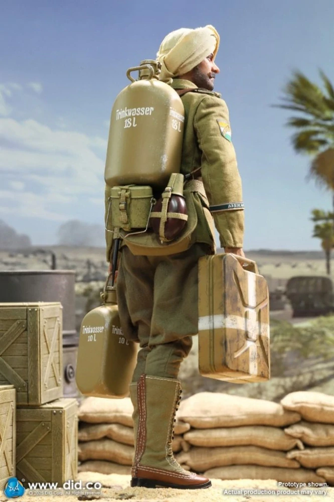 Figurka Supply Duty Ishaan & Panzer Commander Stauffenberg -  WWII German Africa Corps 1/6 Action Figure