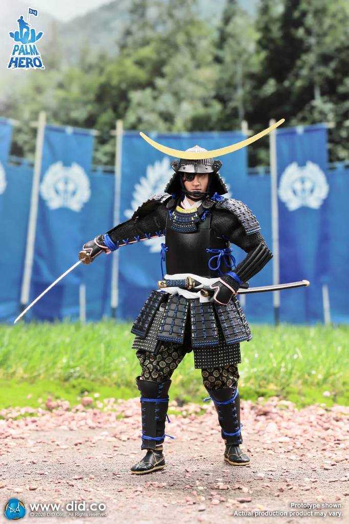 Figurka Date Masamune - Palm Hero Japan Samurai Series 4 Action Figure 1/12