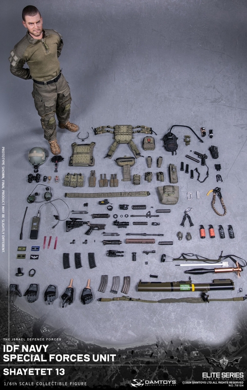 Figurka IDF Navy Special Forces Unit - Shayetet 13 Action Figure 1/6