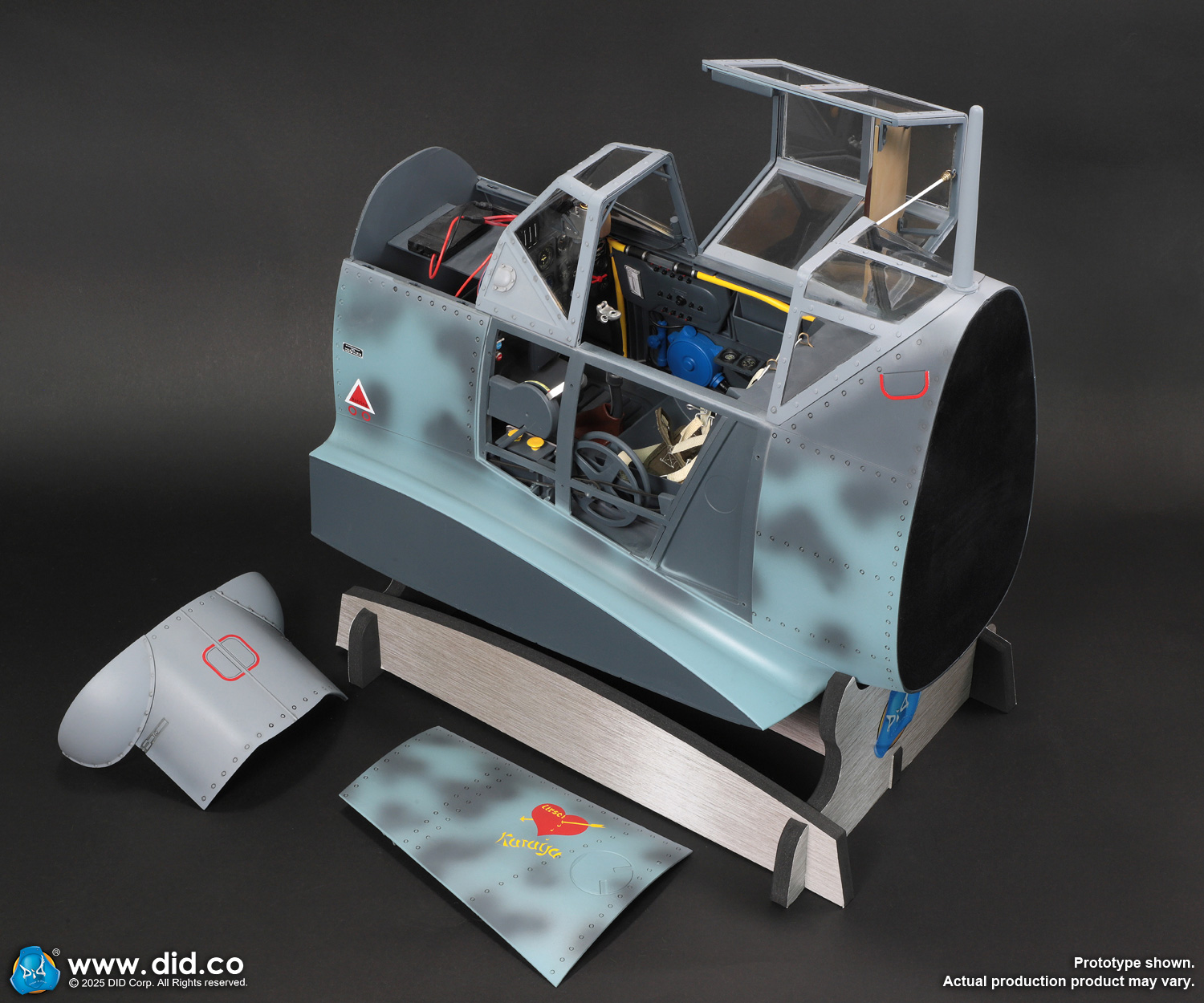 Diorama Bf-109G Cockpit (Grey Blue) 1/6
