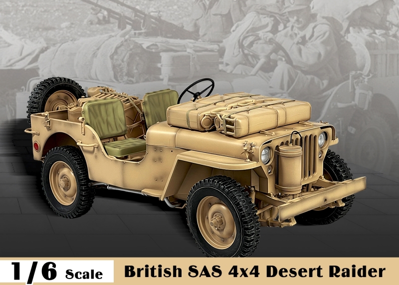 Automobil British SAS 4x4 Desert Raider 1/6