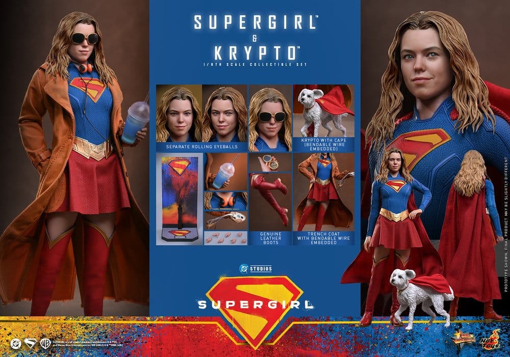 Figurka Supergirl & Krypto - DC Comics Movie Masterpiece Action Figure Set