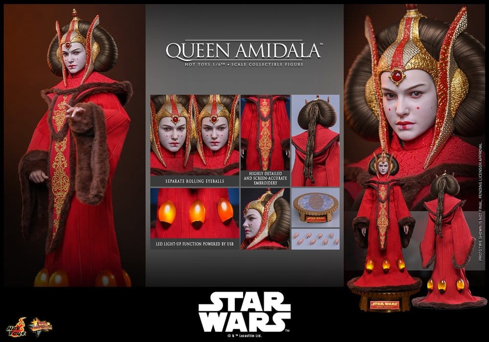 Figurka Queen Amidala - Star Wars Movie Masterpiece Action Figure 1/6