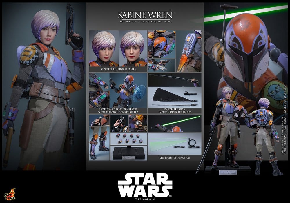 Figurka Sabine Wren - Star Wars: Rebels Television Masterpiece Action Figure 1/6