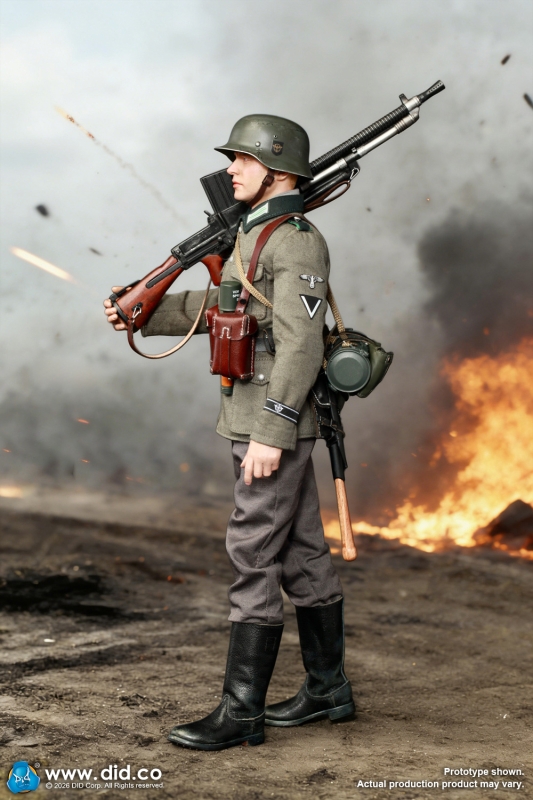 Figurka Friedrich - WWII German SS Polizei-Division ZB30 Gunner 1/6 Action Figure