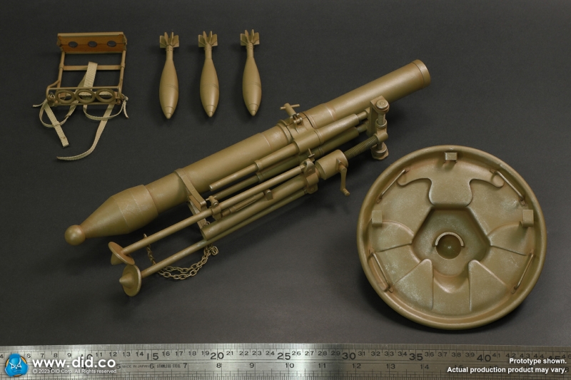 Zbraň pro 1/6 figurky WWII German 12cm Granatwerfer 42 Mortar (Sand)