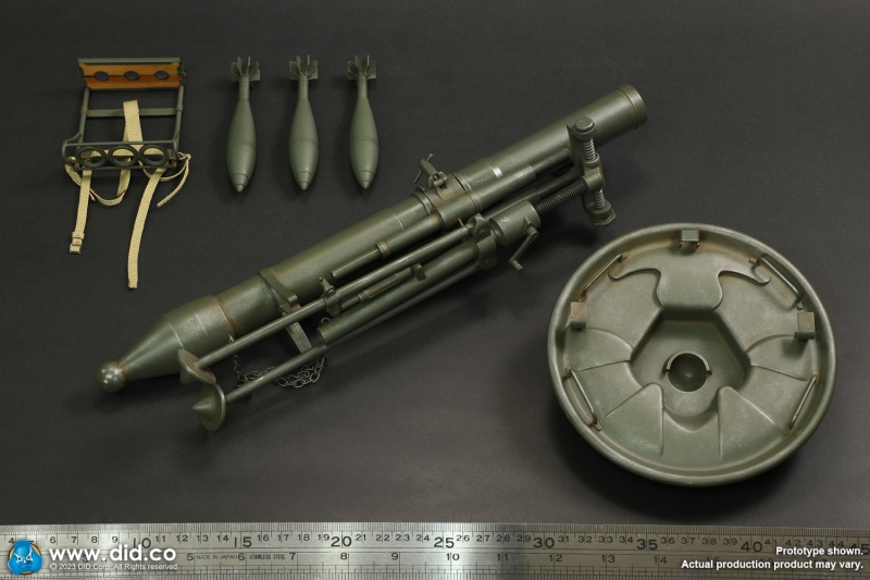 Zbraň pro 1/6 figurky WWII German 12cm Granatwerfer 42 Mortar (Olive Drab)