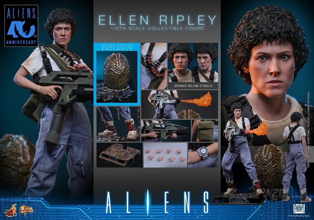 Figurka Ellen Ripley (Deluxe Version) - Alien Movie Masterpiece Action Figure 1/6